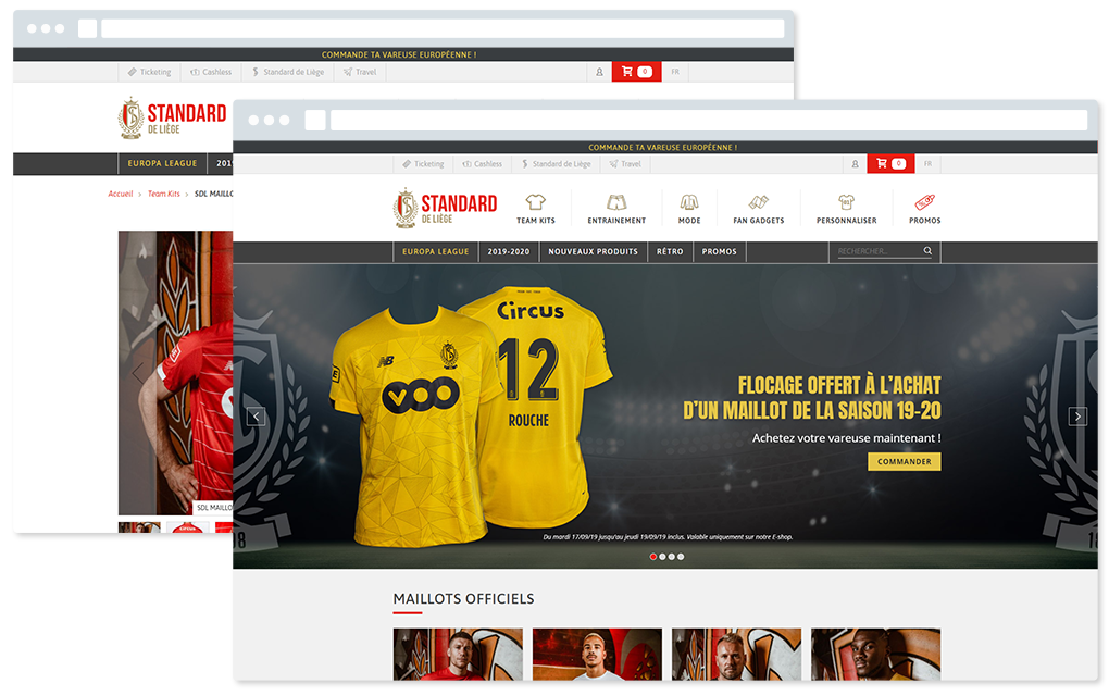 Fanshop Standard de Liège